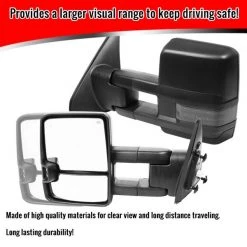 Spec-D Tuning 07-17 Toyota Tundra TwngMirrors BlkPwr Htd LEDBlk, RMX-TUN07G3GLEDHP-FS 5 07-17 Toyota Tundra TwngMirrors BlkPwr Htd LEDBlk, RMX-TUN07G3GLEDHP-FS