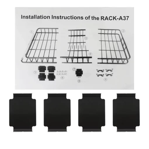 All All All Universal Roof Rack Cargo- Extendable 43-64 Inch Basket