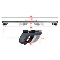 Universal Aluminum Roof Rack 54 Inches