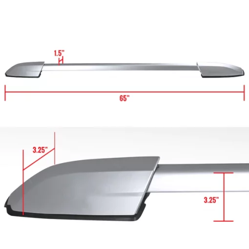 08-13 Toyota Highlander Roof Rack – Factory Silver