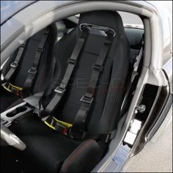 RACING SEAT BELT 4 POINT HARNESS – BLACK