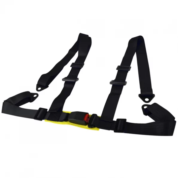 RACING SEAT BELT 4 POINT HARNESS – BLACK