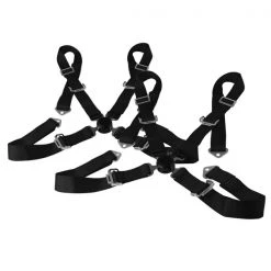 4 Point Harness Cam Lock Seat Belt – Black