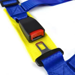RACING SEAT BELT 4 POINT HARNESS – BLUE