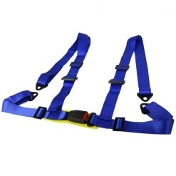 RACING SEAT BELT 4 POINT HARNESS – BLUE