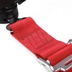 Spec-D Tuning 4 Point Harness Cam Lock Seat Belt - Red 4 4 Point Harness Cam Lock Seat Belt – Red