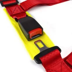 RACING SEAT BELT 4 POINT HARNESS – RED
