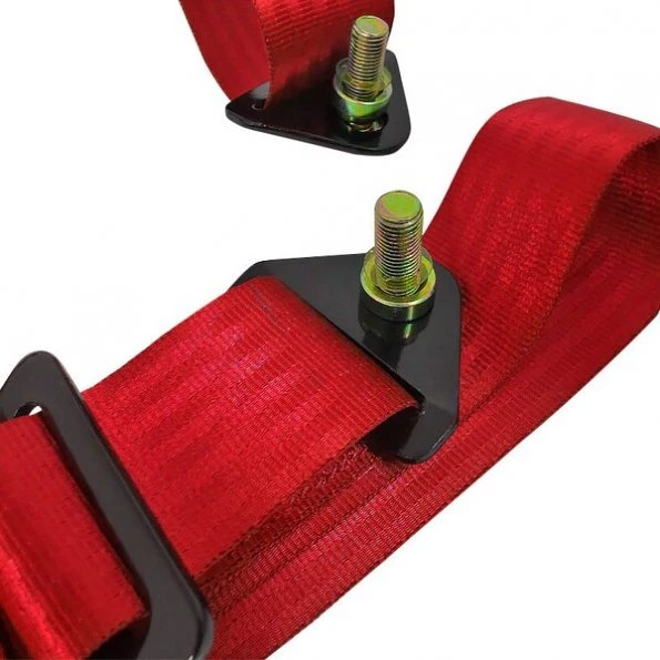 RACING SEAT BELT 4 POINT HARNESS – RED