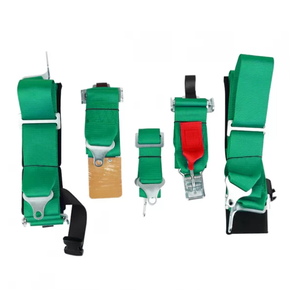 5 POINT SEAT BELT- GREEN