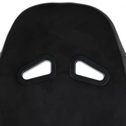 Racing Seat – Black Suede With Black Stitching – Right Side