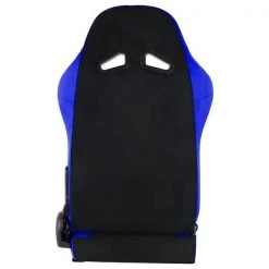 Spec-D Tuning Racing Seat - Black And Blue Suede - Left Side 7 Racing Seat – Black And Blue Suede – Left Side