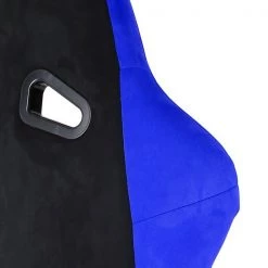 Spec-D Tuning Racing Seat - Black And Blue Suede - Left Side 9 Racing Seat – Black And Blue Suede – Left Side