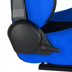 Spec-D Tuning Racing Seat - Black And Blue Suede - Right Side 9 Racing Seat – Black And Blue Suede – Right Side