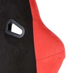 Spec-D Tuning Racing Seat - Black And Red Suede - Left Side 3 Racing Seat – Black And Red Suede – Left Side