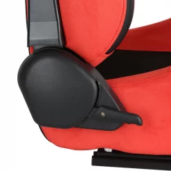Spec-D Tuning Racing Seat - Black And Red Suede - Right Side 10 Racing Seat – Black And Red Suede – Right Side