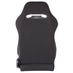 Spec-D Tuning Racing Seat - Black Cloth With Red Stitching - Left Side 3 Racing Seat – Black Cloth With Red Stitching – Left Side