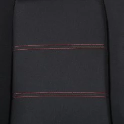 Spec-D Tuning Racing Seat - Black Cloth With Red Stitching - Right Side 6 Racing Seat – Black Cloth With Red Stitching – Right Side