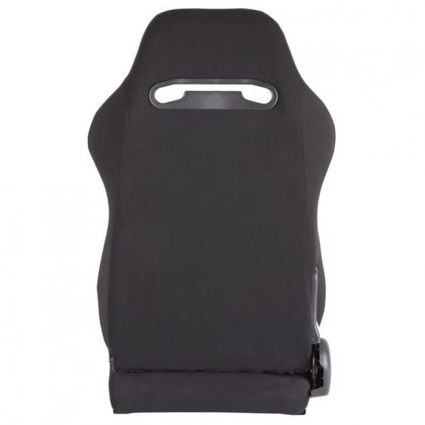 Racing Seat – Black Cloth With Red Stitching – Right Side