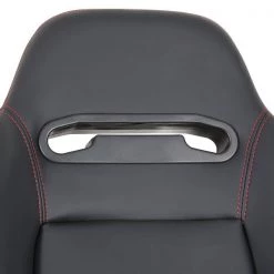 Spec-D Tuning Racing Seat - Black Pvc With Red Stitching - Right Side 10 Racing Seat – Black Pvc With Red Stitching – Right Side