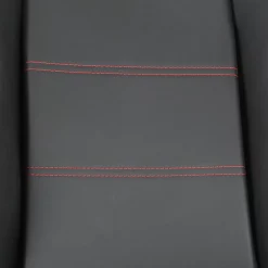 Spec-D Tuning Racing Seat - Black Pvc With Red Stitching - Right Side 7 Racing Seat – Black Pvc With Red Stitching – Right Side