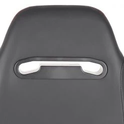 Spec-D Tuning Racing Seat - Black Pvc With Red Stitching - Right Side 3 Racing Seat – Black Pvc With Red Stitching – Right Side