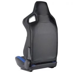 Racing Seat – Black With Blue Pvc – Left Side
