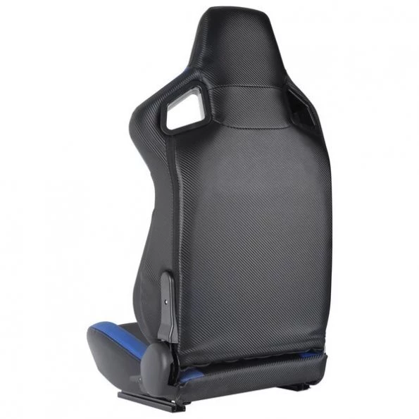 Racing Seat – Black With Blue Pvc – Left Side