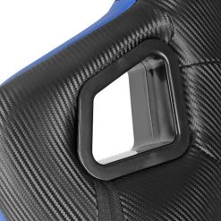 Racing Seat – Black With Blue Pvc – Left Side