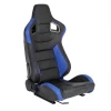 Spec-D Tuning Racing Seat - Black With Blue Pvc - Right Side