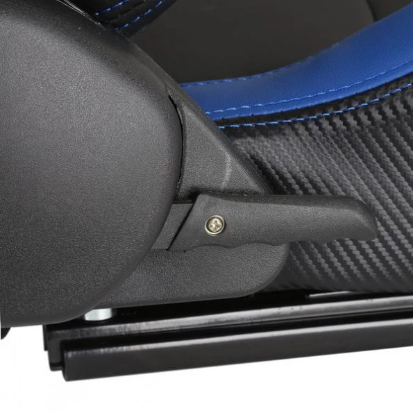 Racing Seat – Black With Blue Pvc – Right Side