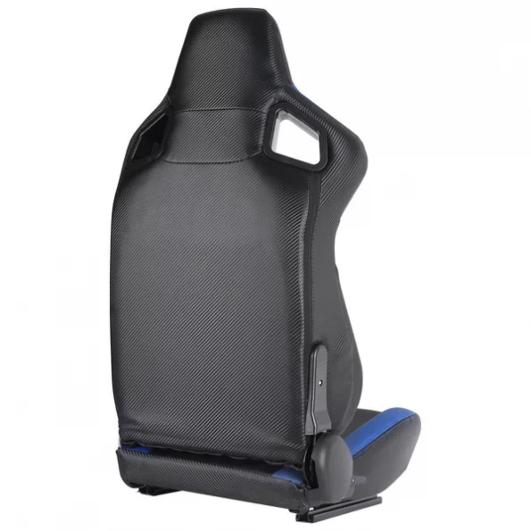 Racing Seat – Black With Blue Pvc – Right Side