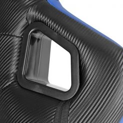 Spec-D Tuning Racing Seat - Black With Blue Pvc - Right Side 6 Racing Seat – Black With Blue Pvc – Right Side