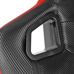 Racing Seat – Black With Red Pvc – Left Side