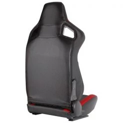 Racing Seat – Black With Red Pvc – Right Side