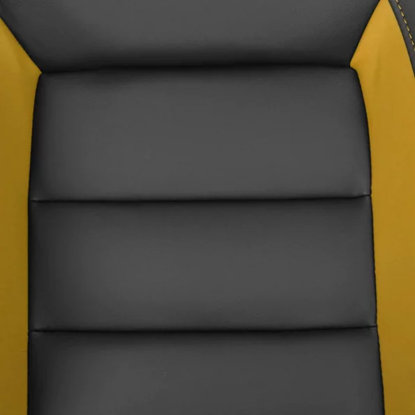 Racing Seat – Black With Yellow Pvc – Left Side
