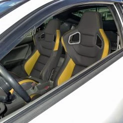 Racing Seat – Black With Yellow Pvc – Left Side