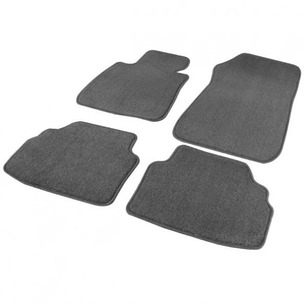 Spec-D Tuning 06-08 Bmw E90 Floor Mat Sets - Gray 1 06-08 Bmw E90 Floor Mat Sets – Gray