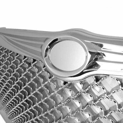 04-06 Chrysler Sebring Mesh Grille-Chrome- Bently Style
