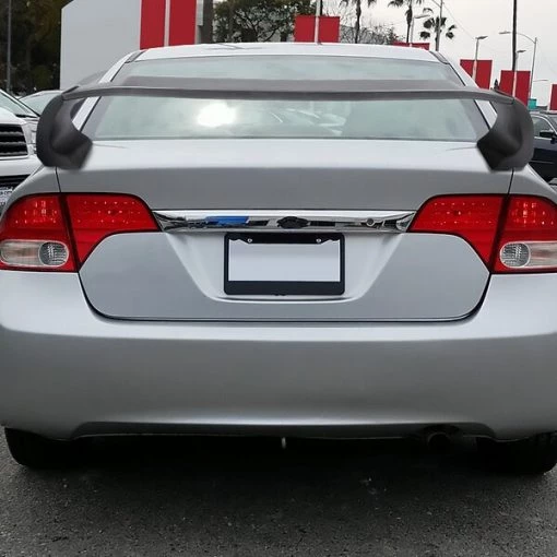 06-11 Honda Civic 4 Door Mu Style Spoiler- Matte Black