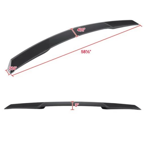 14-18 Chevrolet Corvette C7 Trunk Lid Spoiler- Matte Black