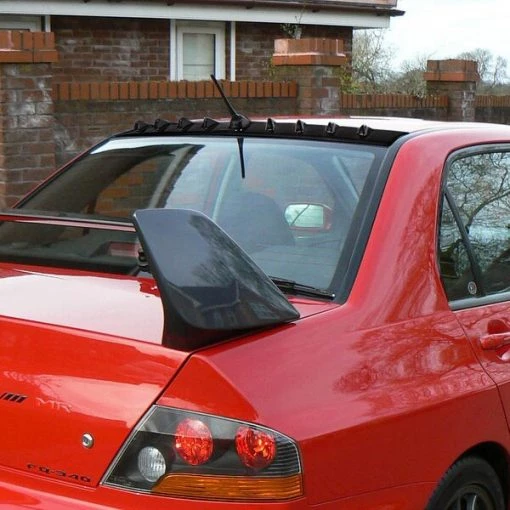 03-05 Mitsubishi Evo Vortex Generator Roof Spoiler – Gloss Black