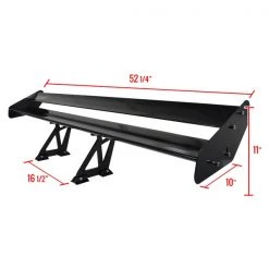 All All All 001 Style Double Deck Spoiler Black