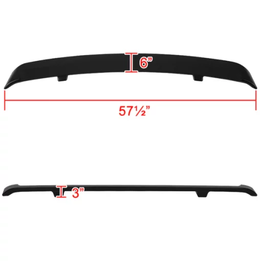 05-09 Ford Mustang Oe Gt Style Spoiler Matte Black