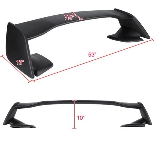 08-14 Subaru Wrx Sedan- Sti Style Spoiler- Matte Black
