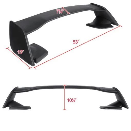 15-18 Subaru Wrx Sedan- Sti Style Spoiler- Matte Black