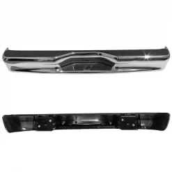 92-14 Ford Econoline Rear Bumper Step-Chrome- Without Sensor Hole