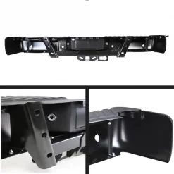 Spec-D Tuning 09-14 Ford F150 Pickup Rear Bumper Step, SRB-F15009SPBK-FS 8 09-14 Ford F150 Pickup Rear Bumper Step, SRB-F15009SPBK-FS