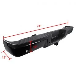 Spec-D Tuning 09-14 Ford F150 Pickup Rear Bumper Step, SRB-F15009SPBK-FS 4 09-14 Ford F150 Pickup Rear Bumper Step, SRB-F15009SPBK-FS