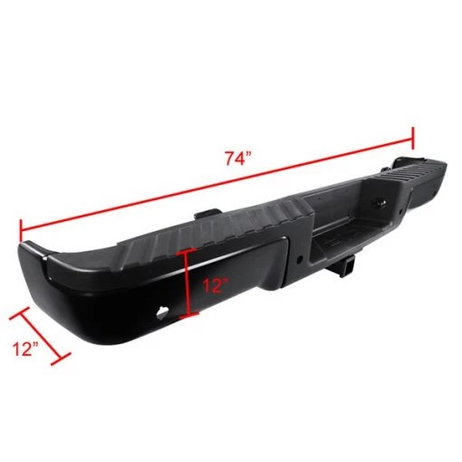 09-14 Ford F150 Pickup Rear Bumper Step, SRB-F15009SPBK-FS