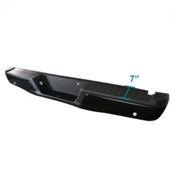 15-17 Ford F150 Rear Bumper-Black With Parking Sensor Holes